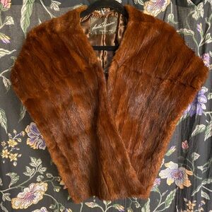 Austin Furriers - Vintage Mink Fur Wrap Shrug